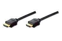 2m HDMI Kabel St/St HDMI Anschlusskabel schwarz, vergoldete Stecker