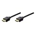 2m HDMI Kabel St/St HDMI Anschlusskabel schwarz, vergoldete Stecker