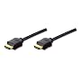 2m HDMI Kabel St/St HDMI Anschlusskabel schwarz, vergoldete Stecker