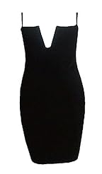 V-neck Backless Notched Notched Collar Polyester/Spandex Spaghetti Strap Club Dress/Mini Dress 