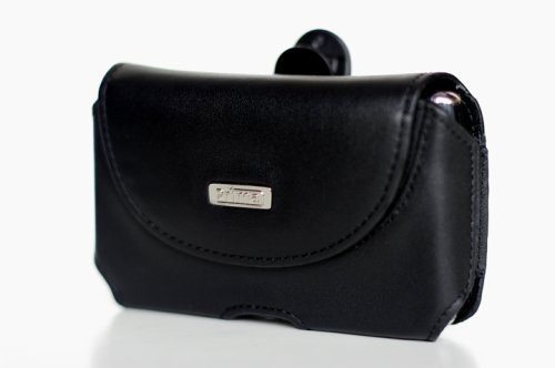 Premium Leather Lateral Pouch for T-Mobile G-1 Phone with Google by Prima