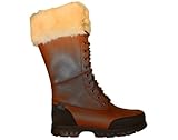 Polo Ralph Lauren Quincie Women's Boots Tan Leather 802103432236