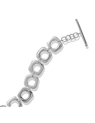 7.25" Cut Out Soft Square Toggle Bracelet