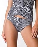 Morocco High Waist Bottom by Aerin Rose - Plus Size Swimsuit Plus Size Swimsuit