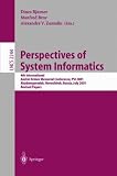 Perspectives of System Informatics: 4th International Andrei Ershov Memorial Conference, PSI 2001, Akademgorodok, Novosibirsk, Russia, July 2-6, 2001, ... Papers (Lecture Notes in Computer Science)