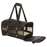 Sherpa Roll up Pet Dog Cat Carrier Tote Bag Medium Airline Approved 17" X 11" X 10.5", Pets up to 16 Lbs