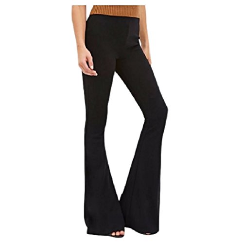 ナナコレクション Nana_Collection 夏 美脚 脚長 薄手 パンタロン フレア ベルボトム フィットパンツ