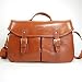 Cosmos Vintage Brown Shoulder Pu Leather Camera Bag/deluxe Photo/video Camera Gadget Bag for Canon Nikon Sony Olympus Kodak Panasonic Fuji Digital Cameras Dslr + Cosmos Cable Tie