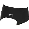 Speedo Men's Race Endurance+ Polyester Solid Brief Swimsuit