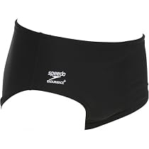 Speedo Men's Race Endurance+ Polyester Solid Brief Swimsuit