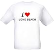 I LOVE LONG BEACH - City-series - White T-shirt