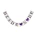 ERUIOLA Bride to Be Wedding Banner Bunting Bride Garland Hen Party Bachelorette Party Decoration, Purple