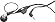 BlackBerry Wired Mono Headset, 3.5mm, Black
