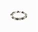 Toe Ring - T5 - Crystal Band ~ Black and Clear