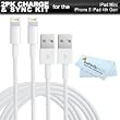 (2pk) 8 Pin Lightning to USB Cable 3 Ft - Charge and Sync Cable for Iphone 5, Ipad Mini, Ipad 4th Generation from ButterflyPhoto