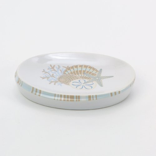 Avanti Linens By The Sea Soap Dish, White