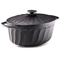 Paula Deen 5 Quart Cast Iron Covered Oval Casserole