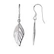 FOJO's Mother of Pearl Leaf Earrings