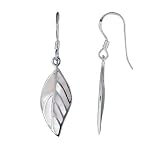 FOJO's Mother of Pearl Leaf Earrings