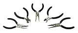 Mini Soft-Grip Precision Pliers Set - 5 Piece - Spring-Action