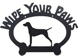 Wipe Your Paws Sign - Vizsla