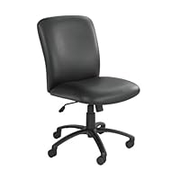 Safco Uber Big and Tall High Back Chair, Black