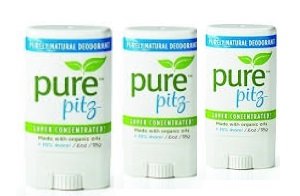 Pure Pitz by Purely Lisa Organic & purely natural deodorant (3 PACK)