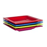 Appetizer Plates (Set of 8) - Assorted Colors