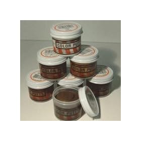 6 Pack Color Putty 124 3.68oz Oil Based Wood Filler Putty - Redwood