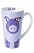 Typhoon Big Pig Hand-decaled Fine Porcelain Mega Mug
