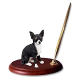 Chihuahua Black/White Executive Desk Pen Set