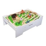 Melissa and Doug Deluxe Wooden Multi-Activity... by Melissa & Doug