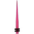 6 Gauge Pink Acrylic Taper