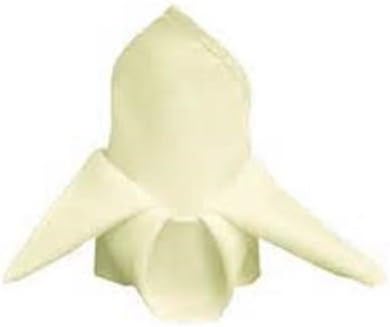 6 IVORY RESTAURANT DINNER CLOTH LINEN NAPKINS 20X20