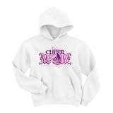 Cheer Mom White Hoodie Sweatshirt