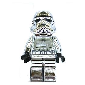 Lego Stormtrooper Chrome Silver Star Wars 2 Inch Minifigure