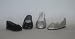 Silver Sparkle Shoes. Black Bow Shoes. Fit Dolls Such as American Girl® and Bitty Baby®.