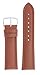 JP Leatherworks Mens Genuine Italian Leather Watchband Chronograph Style Tan 18mm Watch Band
