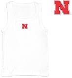 NCAA Nebraska Cornhuskers Collegiate Debut White Ladies Tank Top