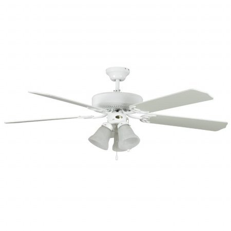 Heritage Home Ceiling Fan in White