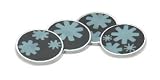 Denby Aqua Retro Flowers Coaster