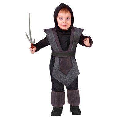 Boys Leather Ninja Martial Arts Large Halloween Costume