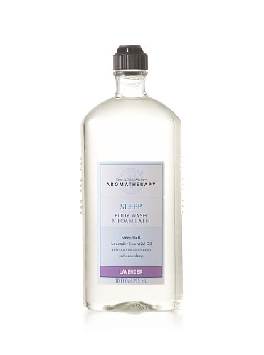 Bath & Body Works Aromatherapy Lavender Sleep Body Wash & Foam Bath Shower Gel 10 oz
