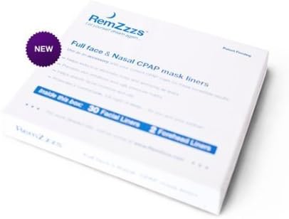 RemZzzs Large Full Face CPAP/BiPAP Mask Liners for Fisher&Paykel & Hans Rudolph (30-Day Supply)
