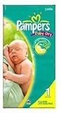 Pampers Baby Dry Diapers Jumbo Pack Size 1