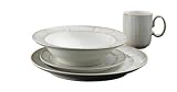 DENBY MIST FALLS WIDE RIMMED 16 PIECE BOXED SET