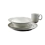 Denby Mist Falls Wide Rimmed 4 Piece Boxed Tableware Set