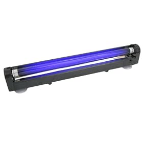 12 Long Battery Operated Fluorescent Blacklight. Great for Halloween!