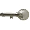 Levolor Chained Ball Rod Set, Satin Nickel, 3/4-Inch Diameter, 36 to 66-Inch Width