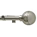 Levolor Chained Ball Rod Set, Satin Nickel, 3/4-Inch Diameter, 36 to 66-Inch Width